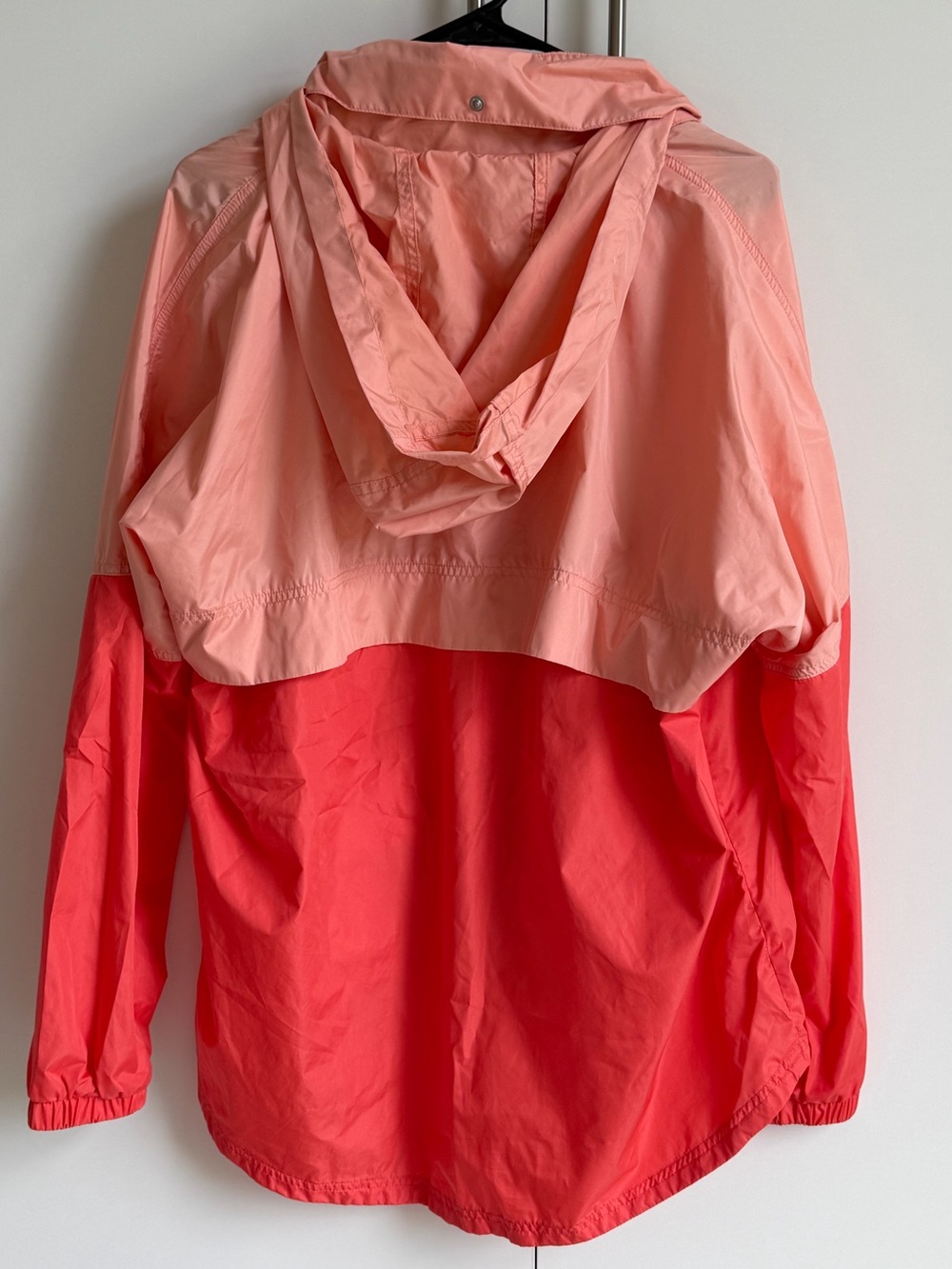 Lauren James Coral Reef Colorblock Anorak Windbreaker Jacket Pink Size Large - Picture 3 of 10